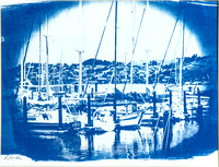 Sailboat Marina 16x20 Matted $300