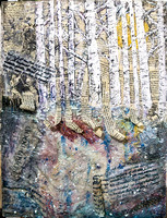 Robin Hood Tales - Encaustice/Mixed Media